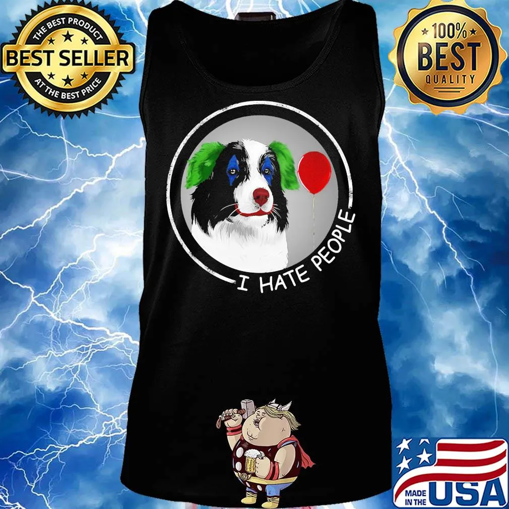 I hate people Companion Dog s Tank top