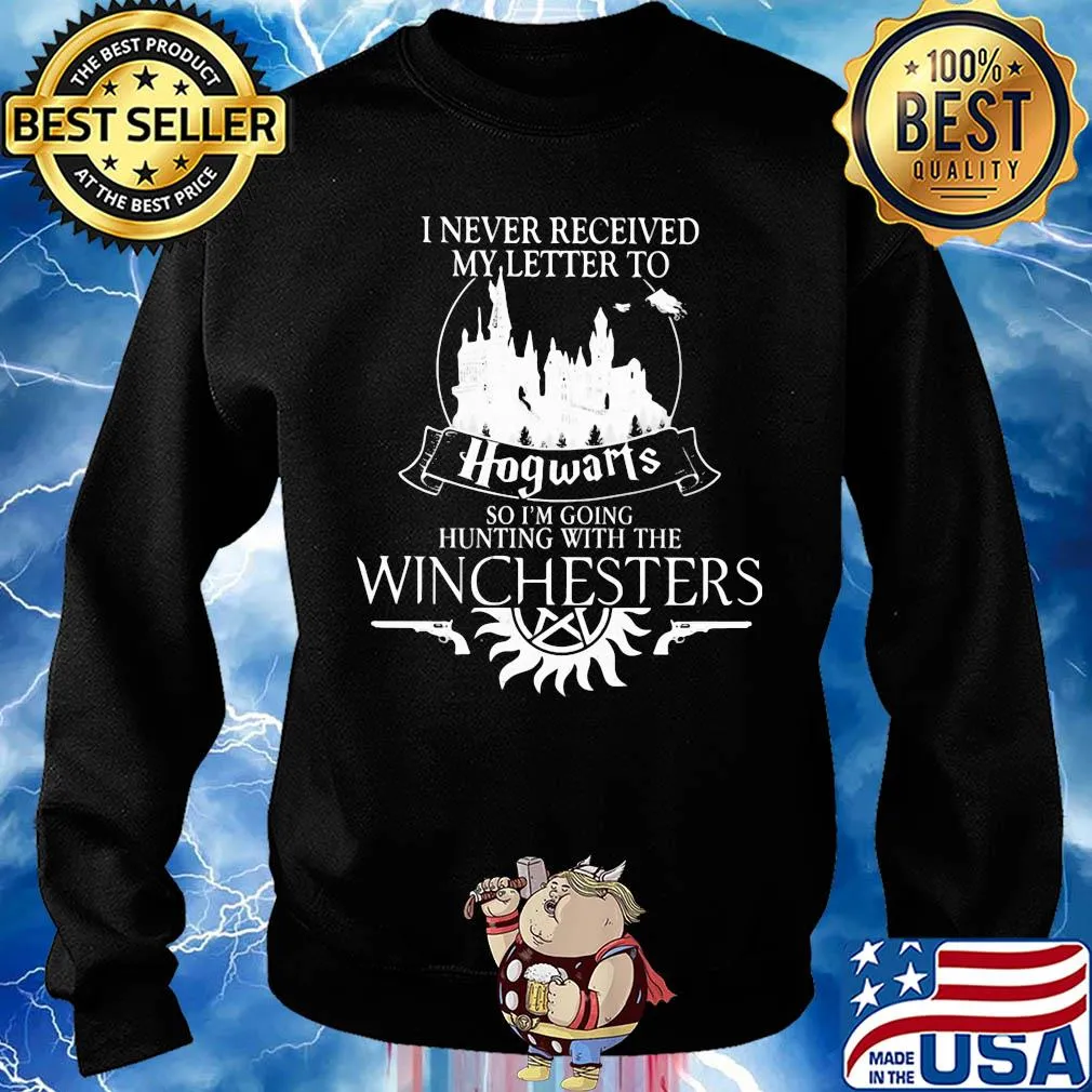 I never received hogwarts so I'm going hunting with the winchesters s Sweater