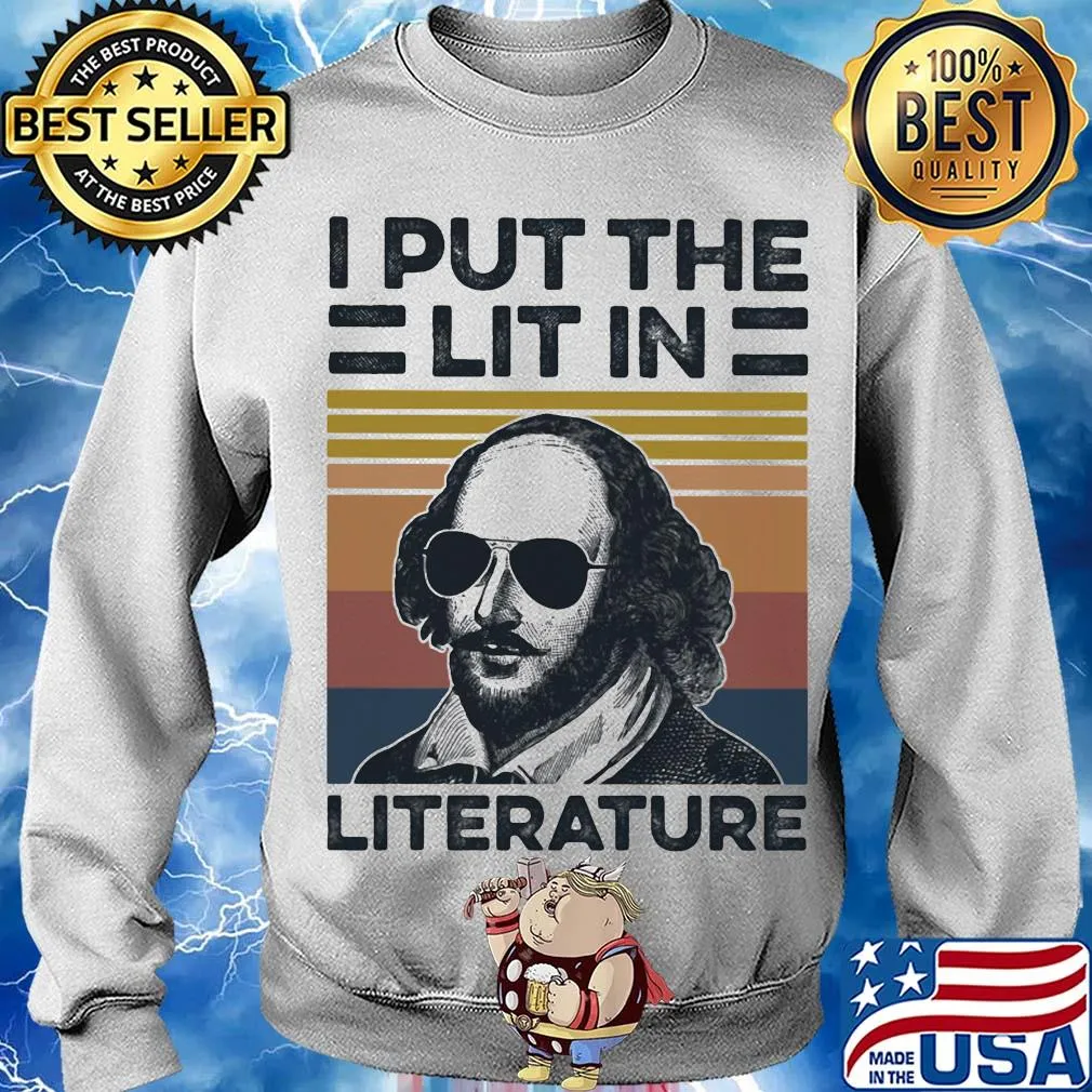 I put the lit in literature vintage s Sweater