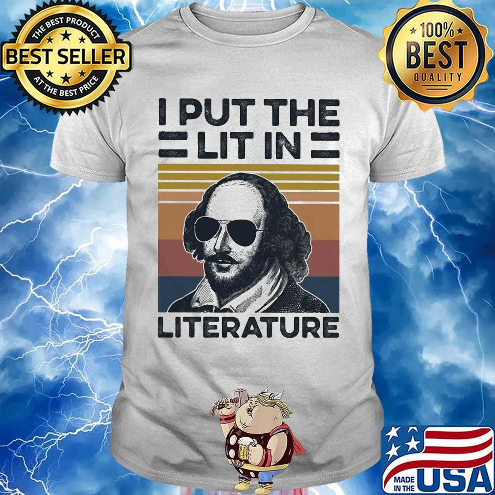 I put the lit in literature vintage shirt