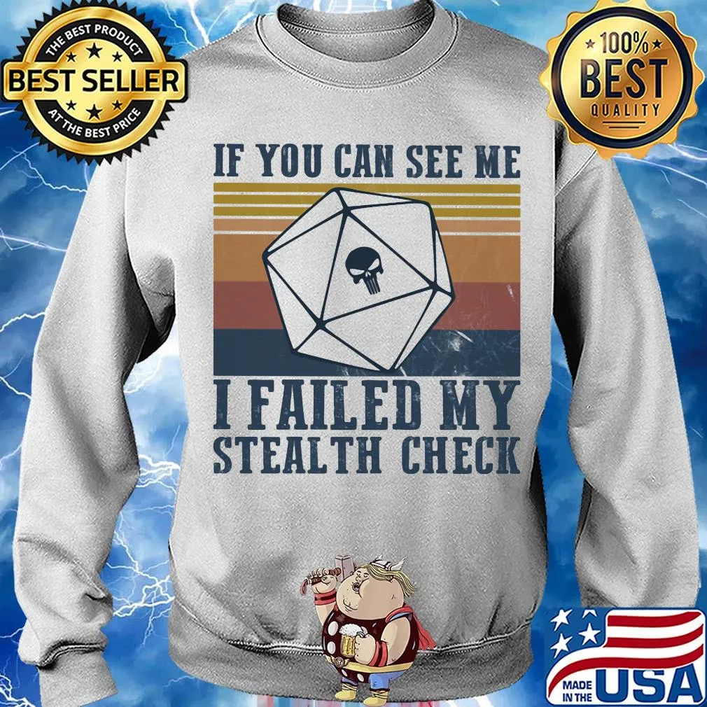 If you can see me I failed my stealth check vintage s Sweater