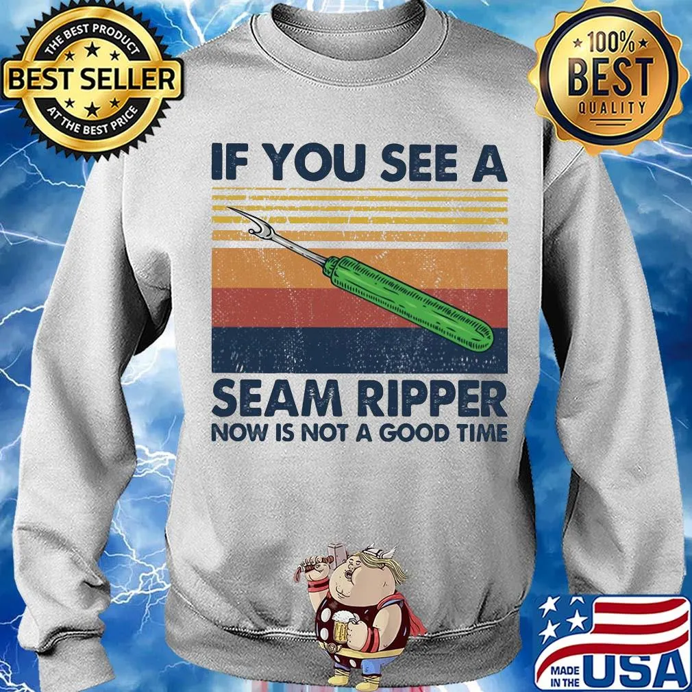 If you see a seam ripper now is not a good time vintage s Sweater