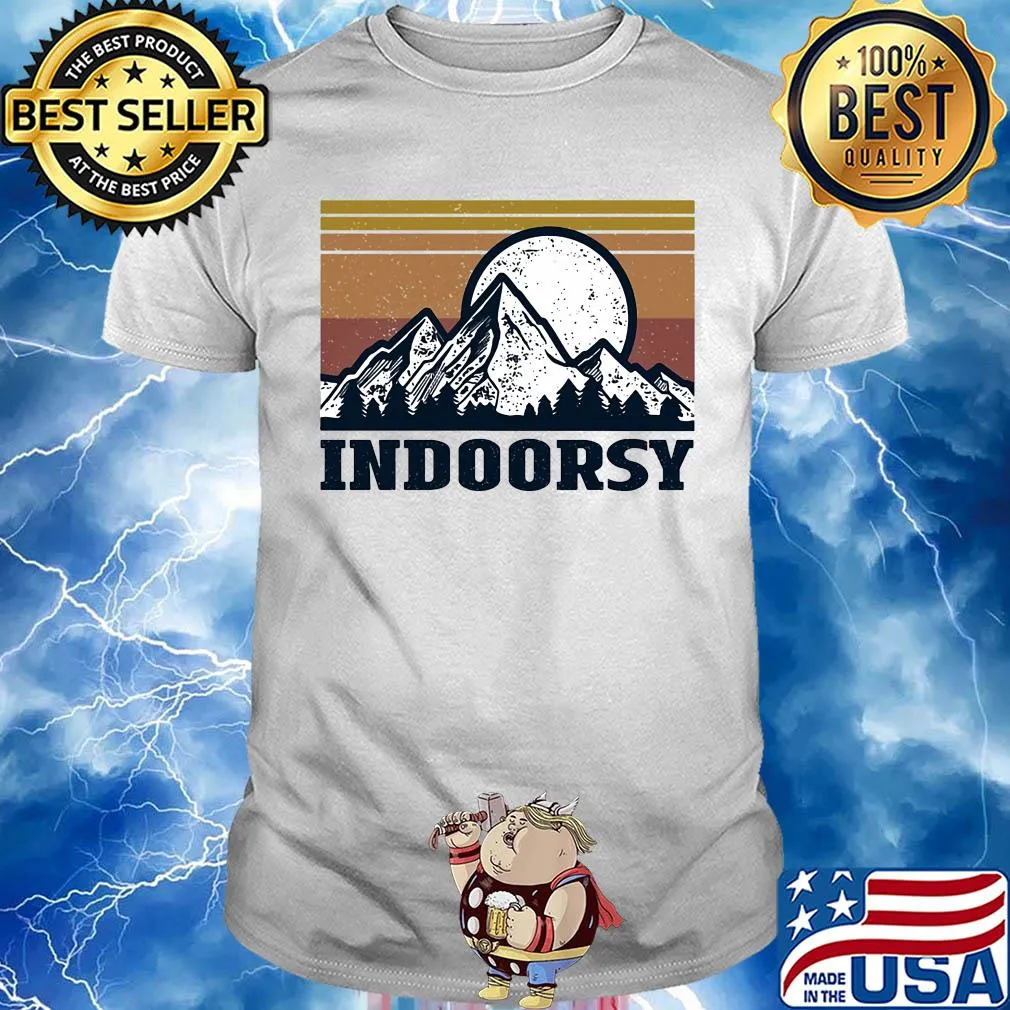 Indoorsy for the Basic City Girl Mountain Vintage shirt