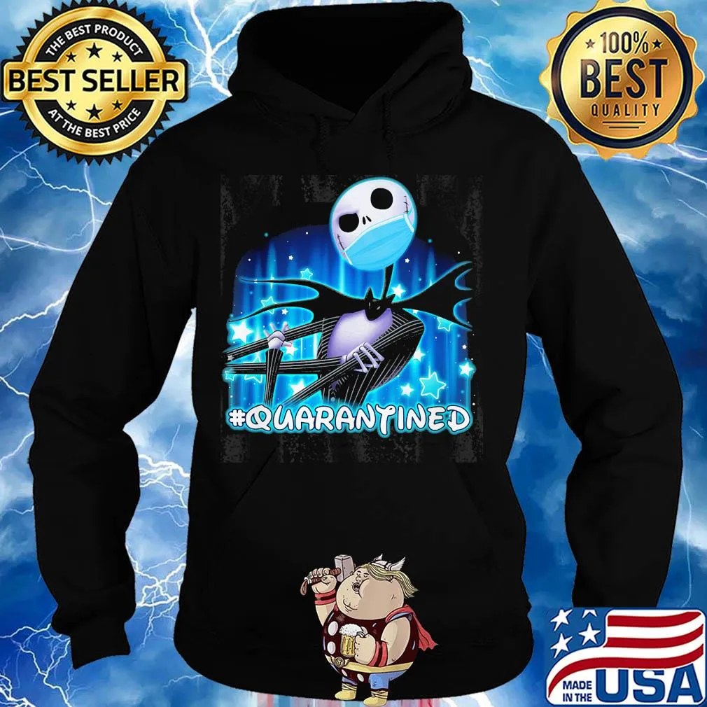 Jack Skellington face mask quarantined s Hoodie