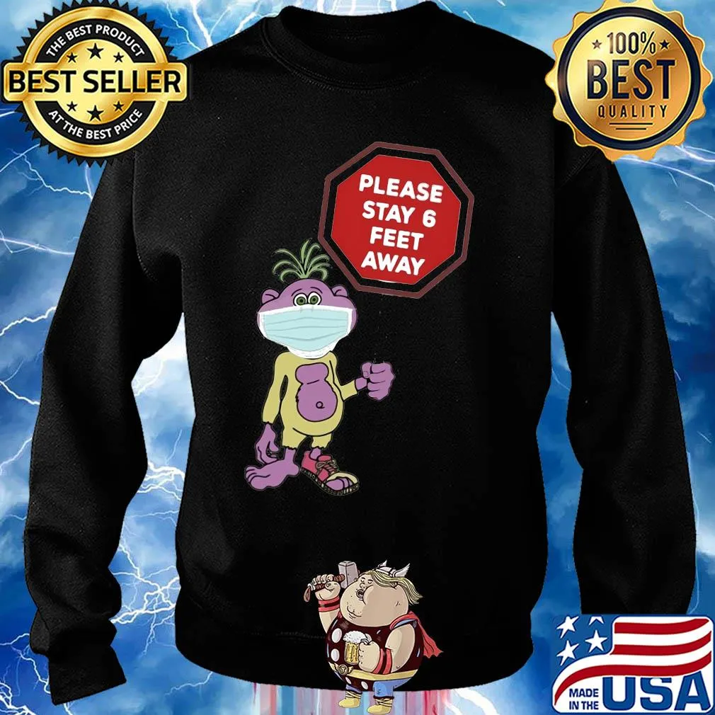 Jeff wear mask please stay 6 feet away covid-19 s Sweater