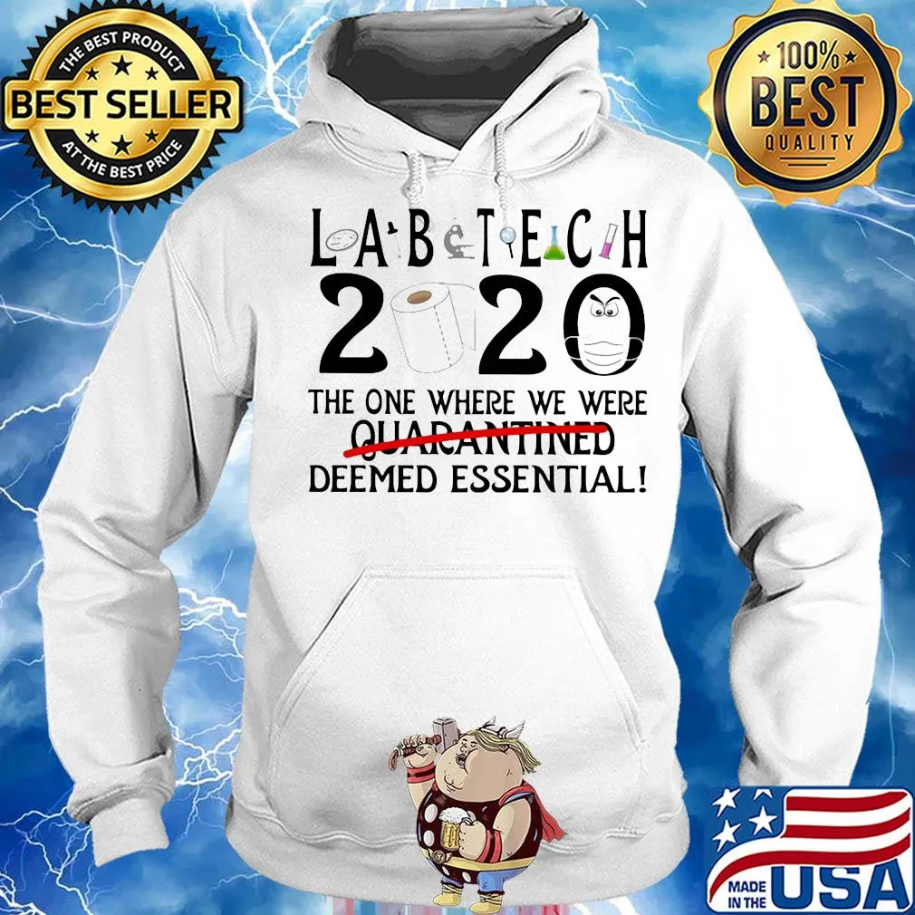 Lab tech 2020 the one where we were deemed essential toilet paper mask s Hoodie