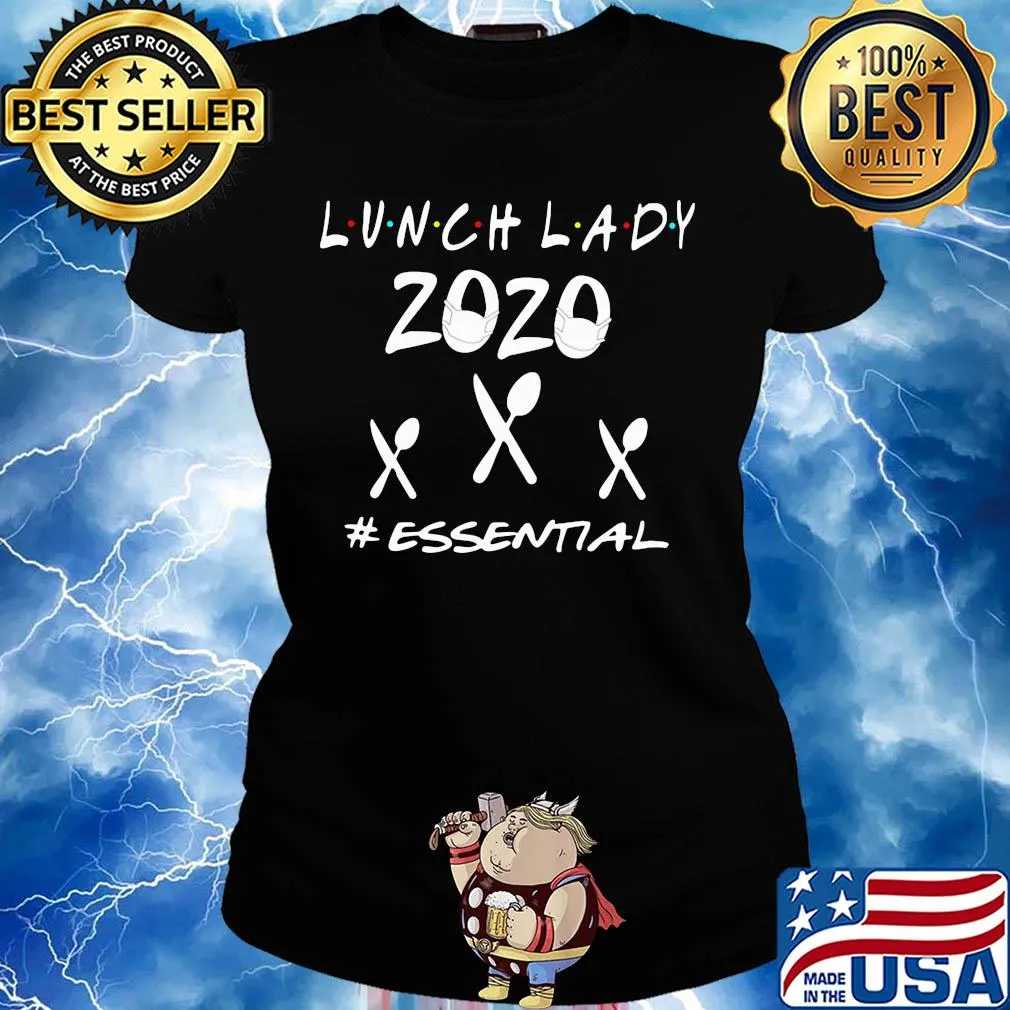 Lunch lady 2020 essential spoon knife mask covid-19 s Ladies tee