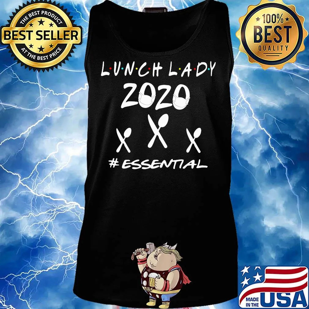 Lunch lady 2020 essential spoon knife mask covid-19 s Tank top