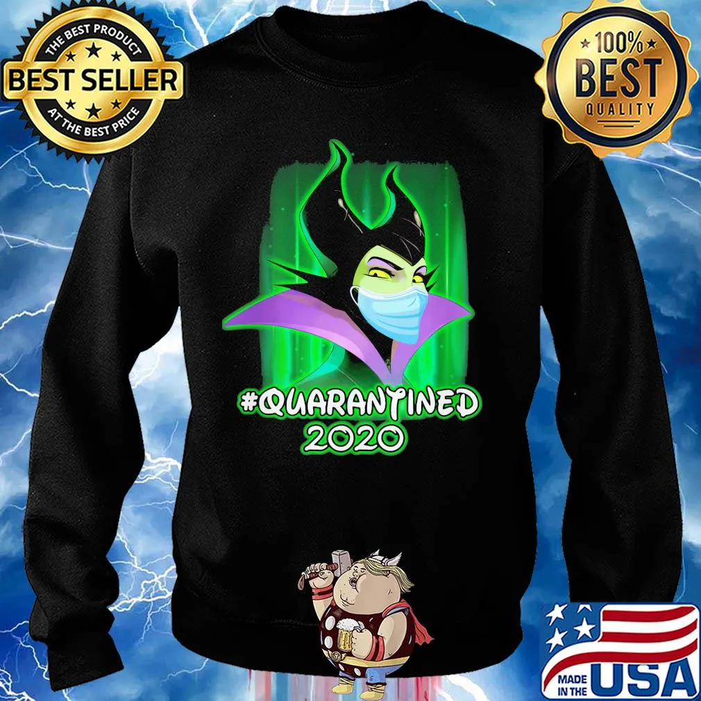 Maleficent quarantined 2020 Disney mask covid-19 s Sweater