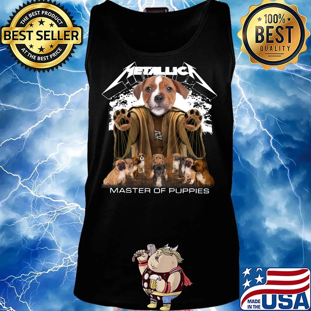 Metallic Staffordshire Bull Terrier Master of puppies s Tank top
