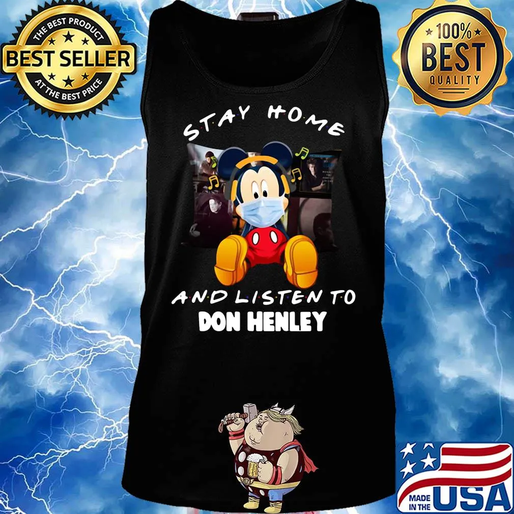 Mickey Mouse stay home and listen to Don Henley s Tank top