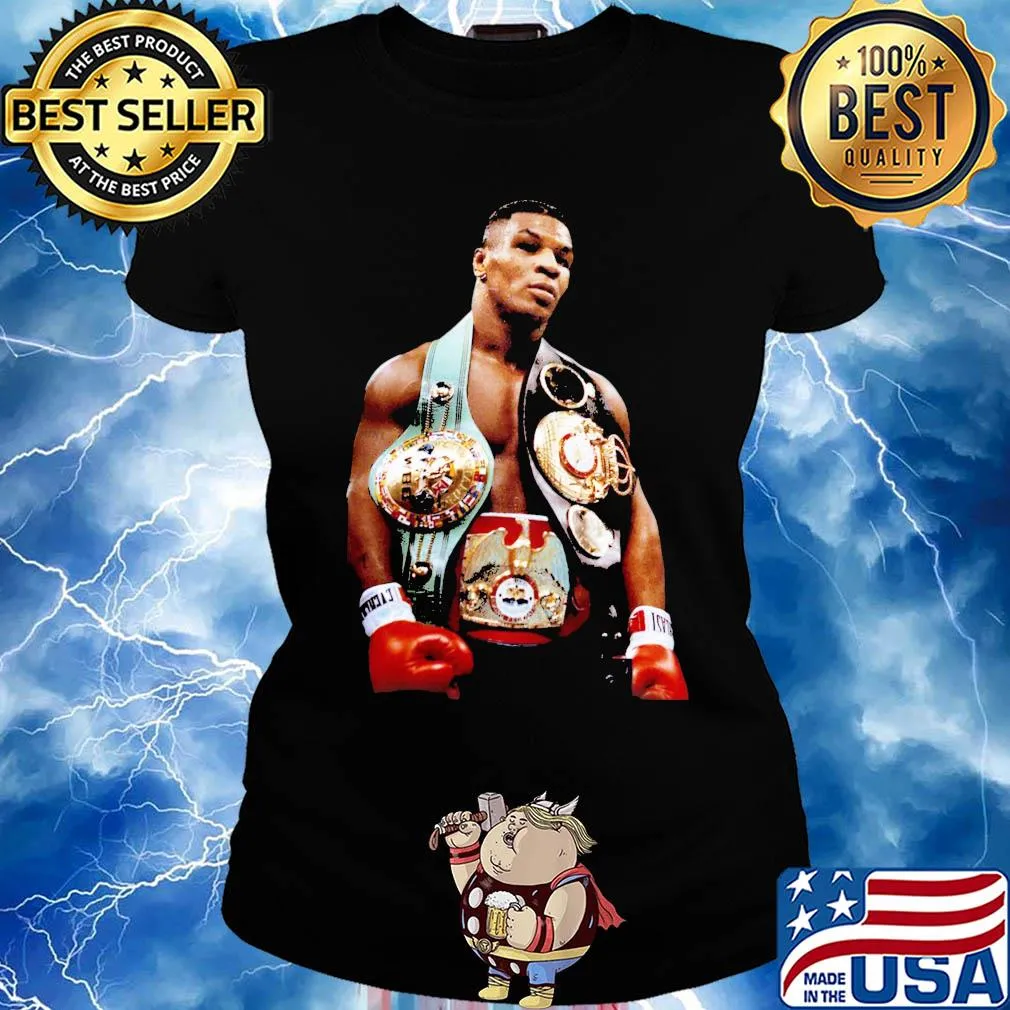 Mike tyson championship belts s Ladies tee