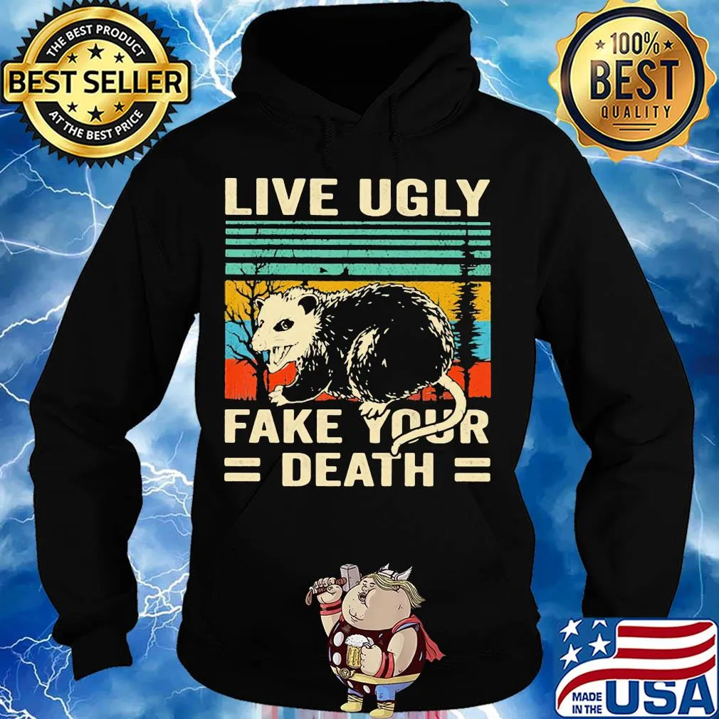 Mouse live ugly fake your death vintage s Hoodie