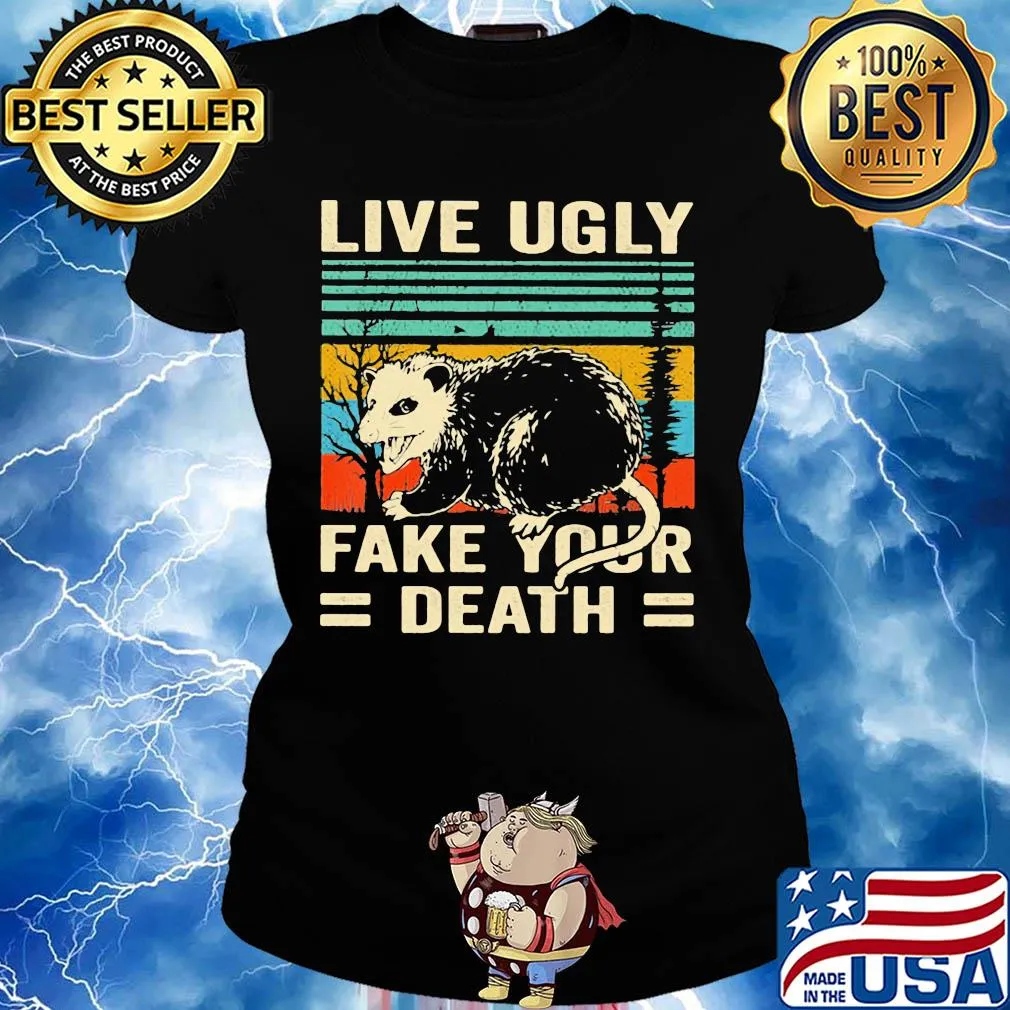 Mouse live ugly fake your death vintage s Ladies tee
