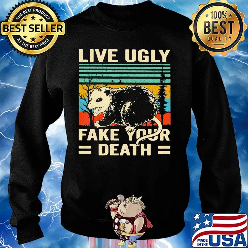 Mouse live ugly fake your death vintage s Sweater