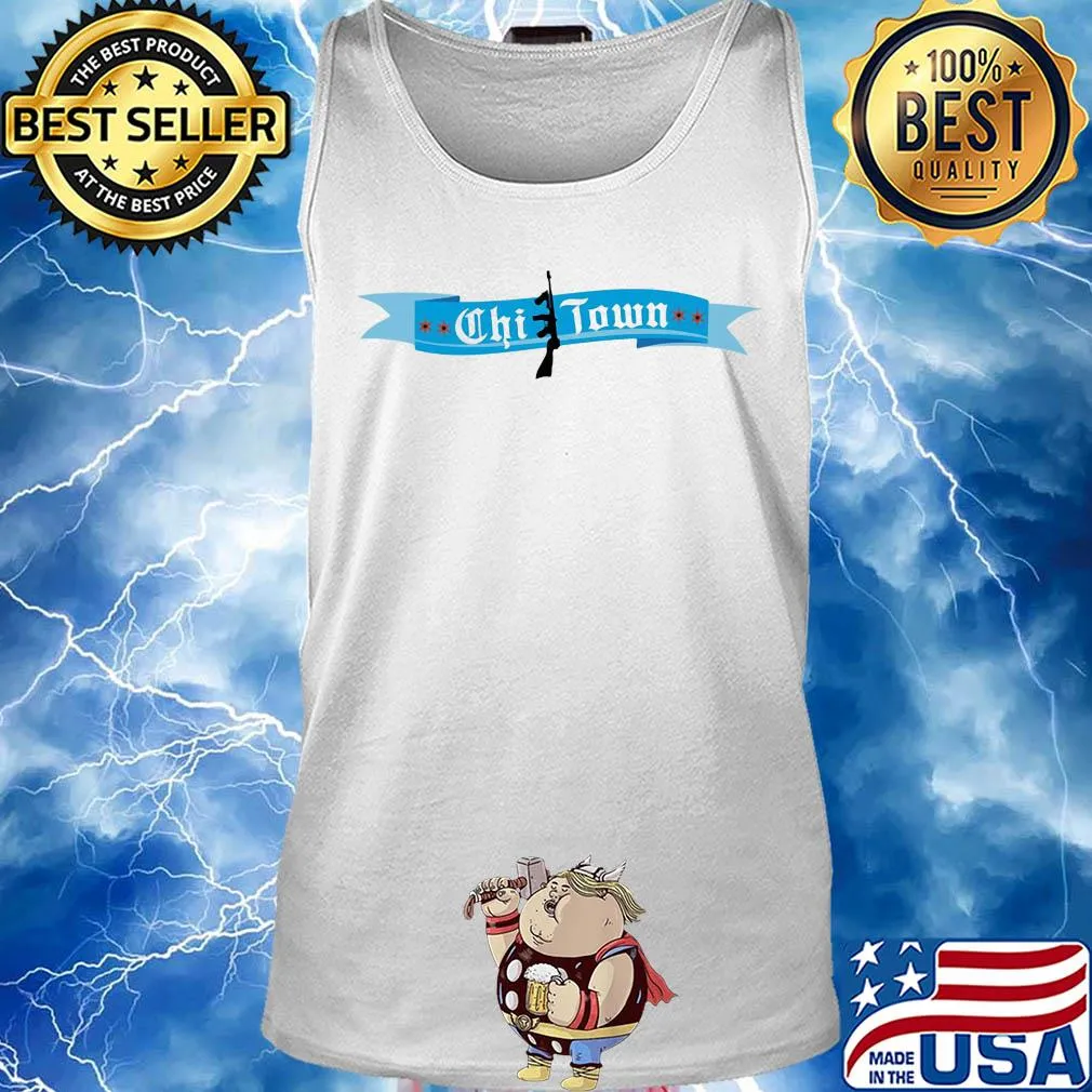 Official Chi Town gun s Tank top