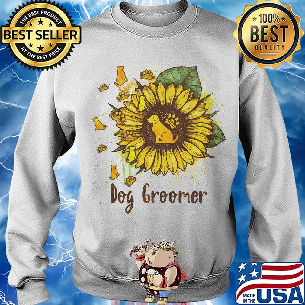 Official Dog Groomer sunflower s Sweater