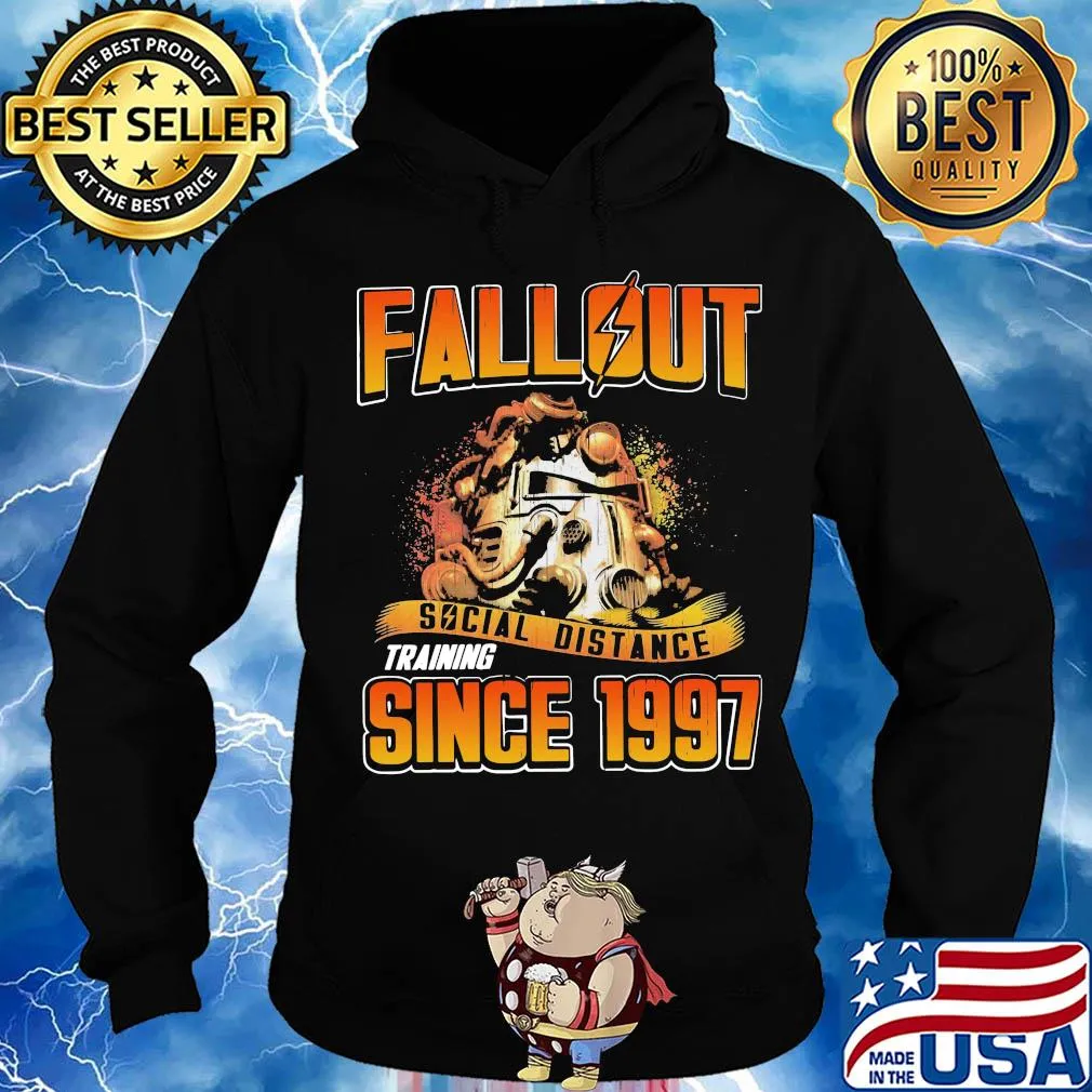Official Fallout social distance training since 1997 s Hoodie