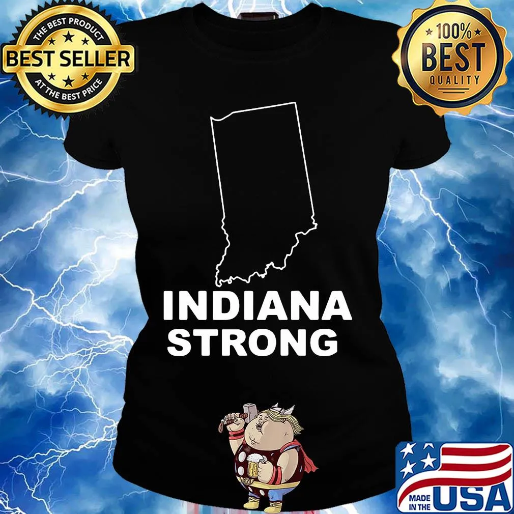 Official Indiana strong map s Ladies tee