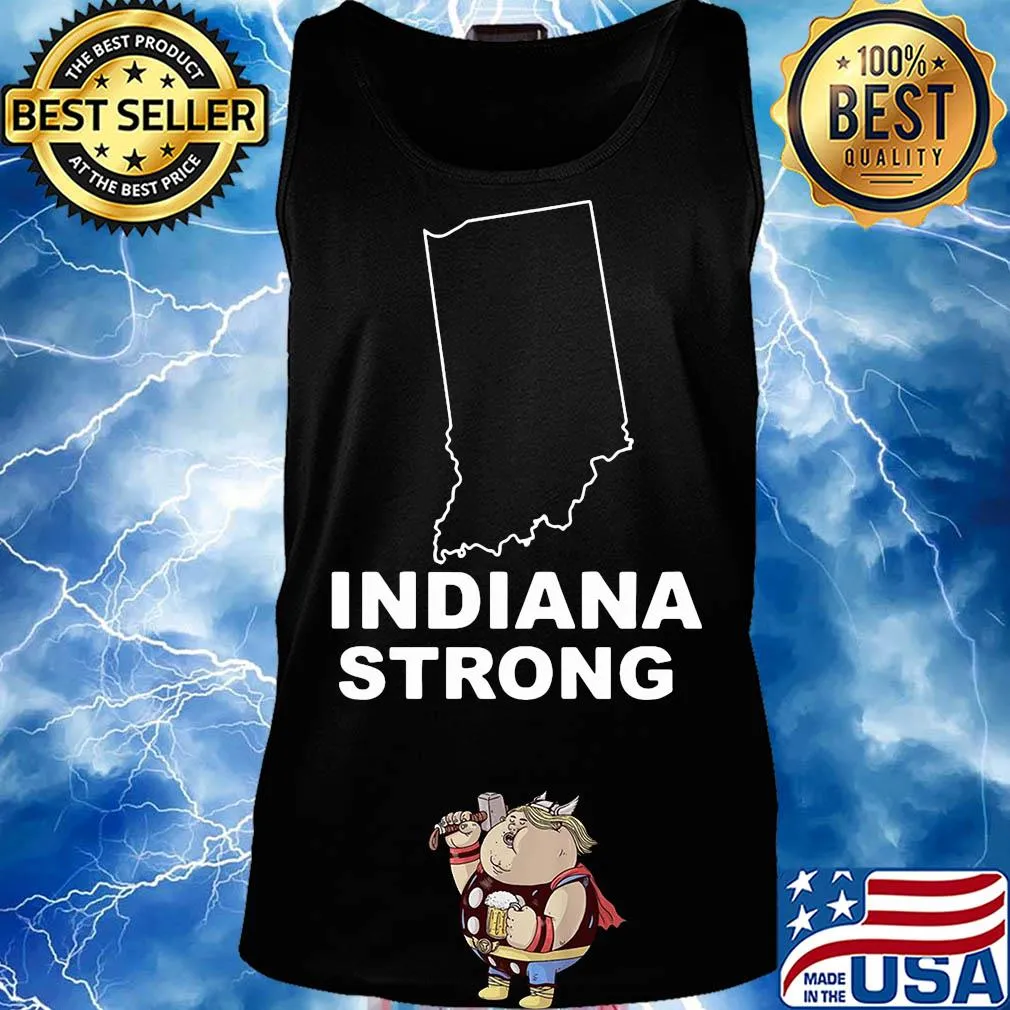 Official Indiana strong map s Tank top