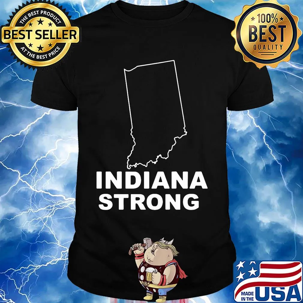 Official Indiana strong map shirt