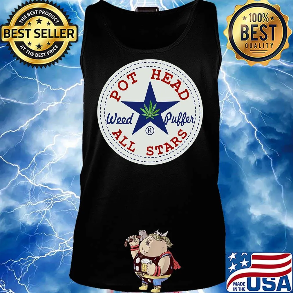 Official pot head weed puffer all stars s Tank top