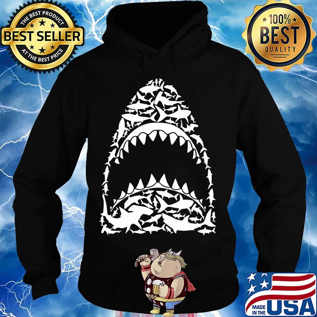 Official shark silhouette s Hoodie