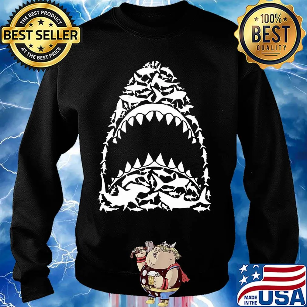 Official shark silhouette s Sweater