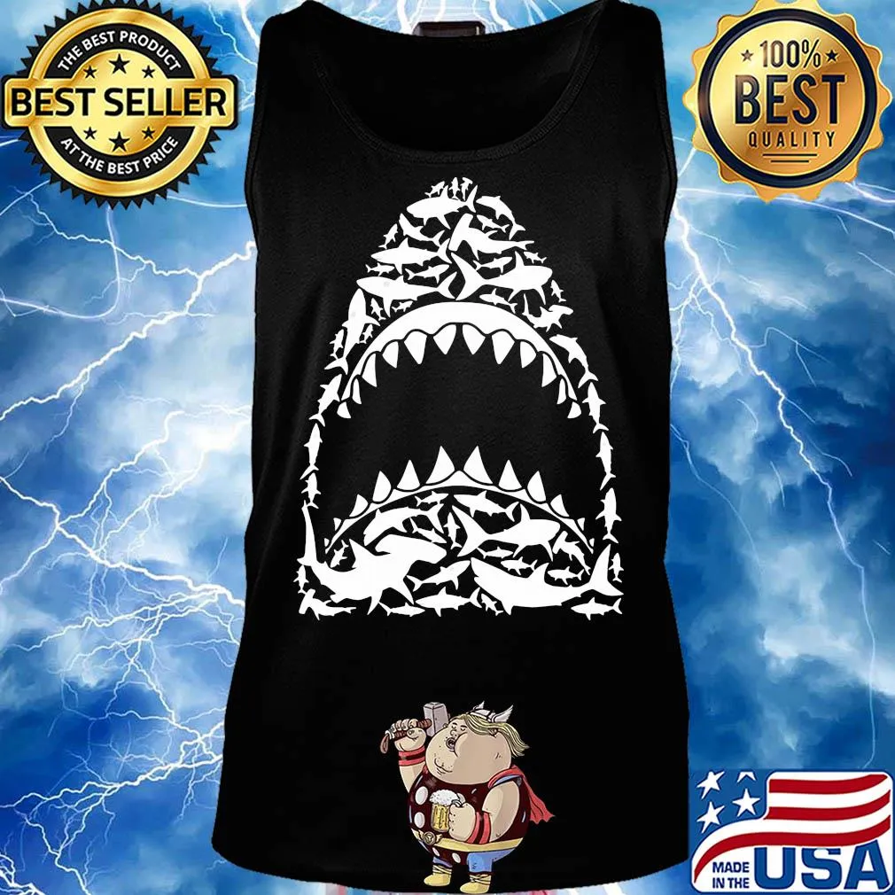 Official shark silhouette s Tank top