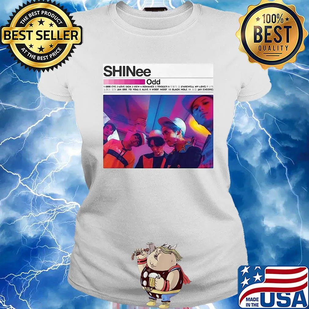 Official Shinee odd Korea band s Ladies tee