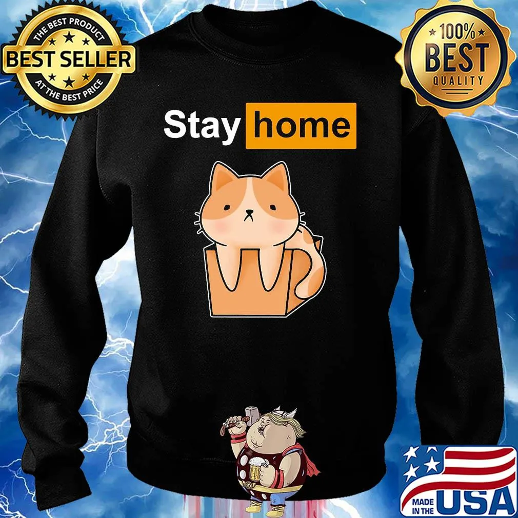 Official Stay home Cat s Sweater