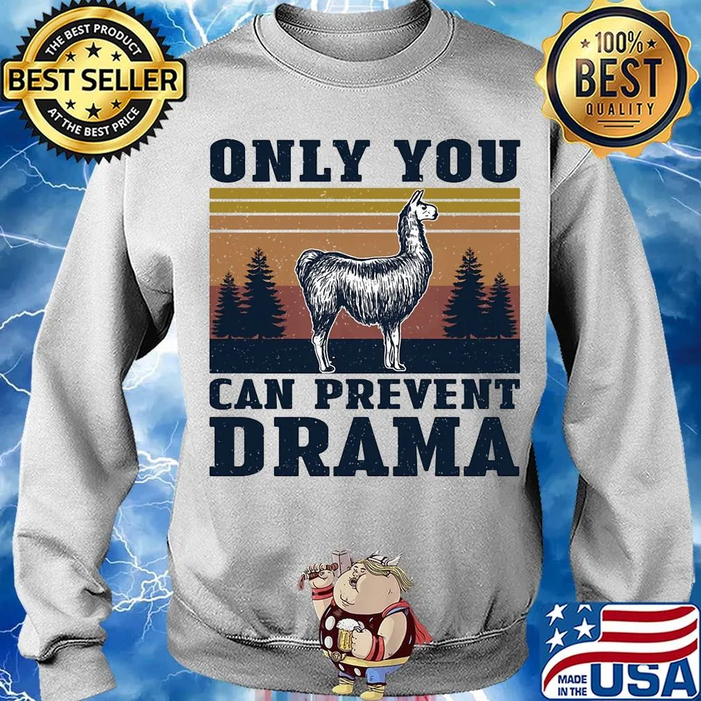 Only you can prevent drama vintage s Sweater