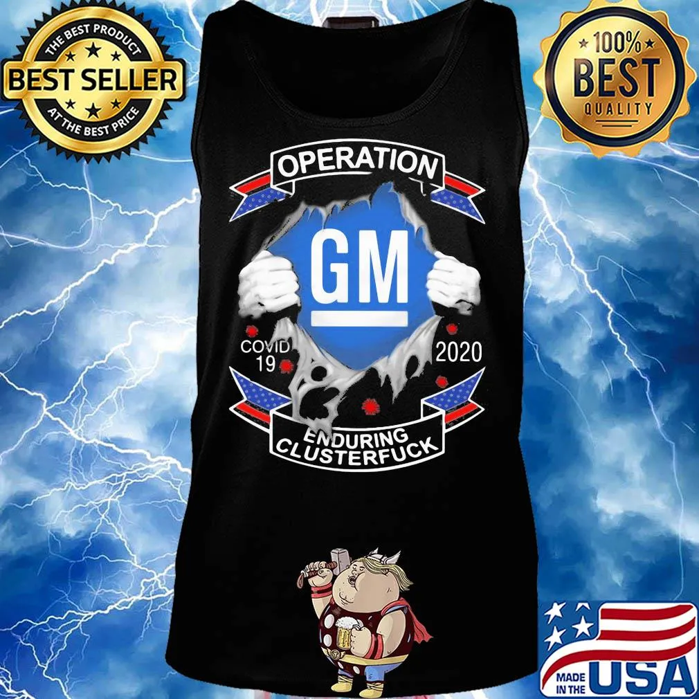 Operation GM Covid-19 2020 enduring clusterfuck hand s Tank top