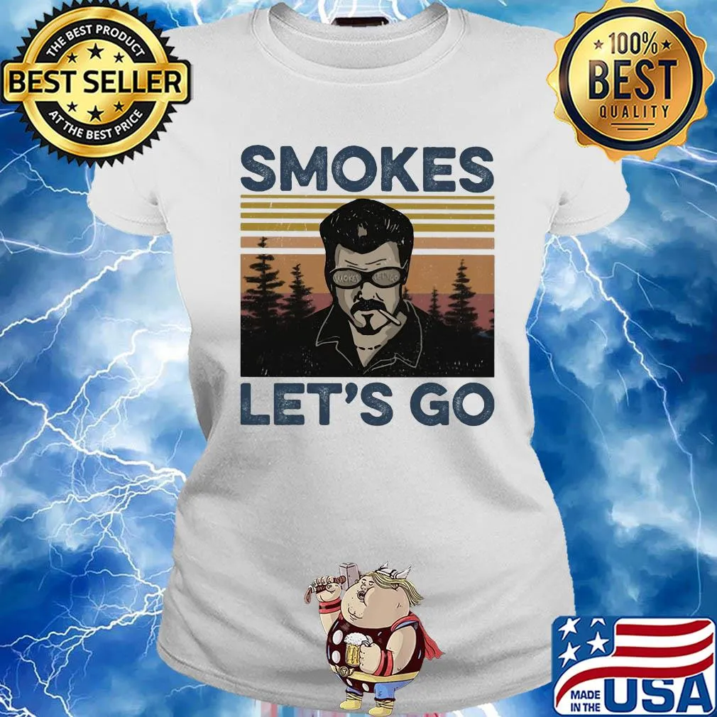 Park boys smokes let's go vintage s Ladies tee