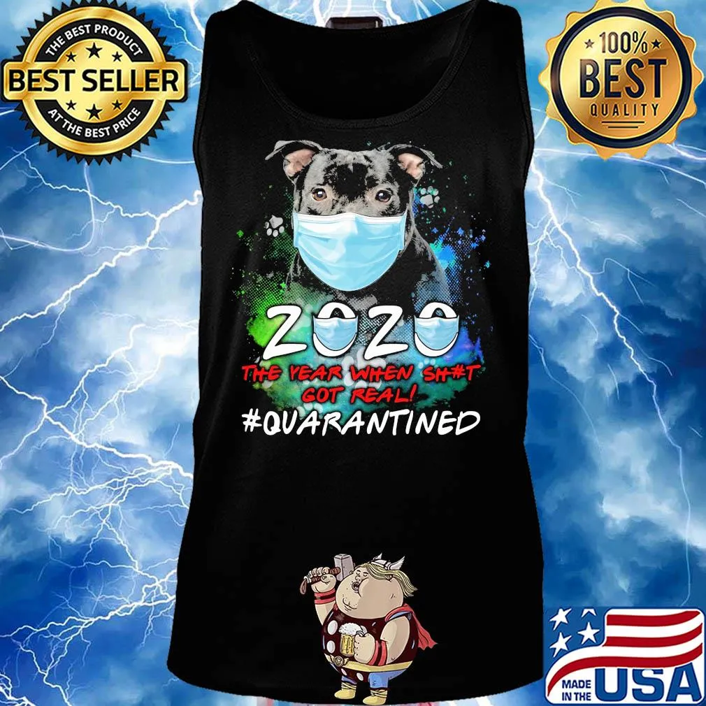 Pitbull 2020 the year when got real #quarantined s Tank top