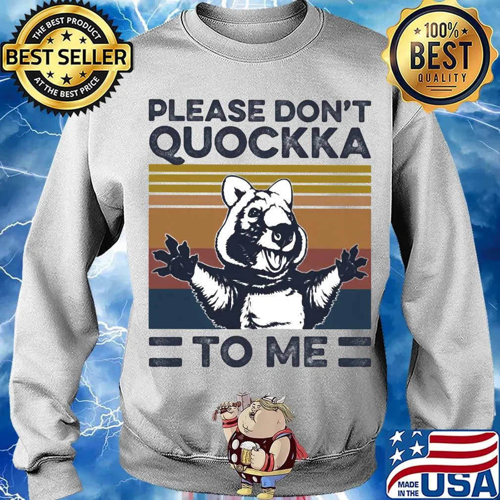 Please don't Quockka to me Animal vintage s Sweater