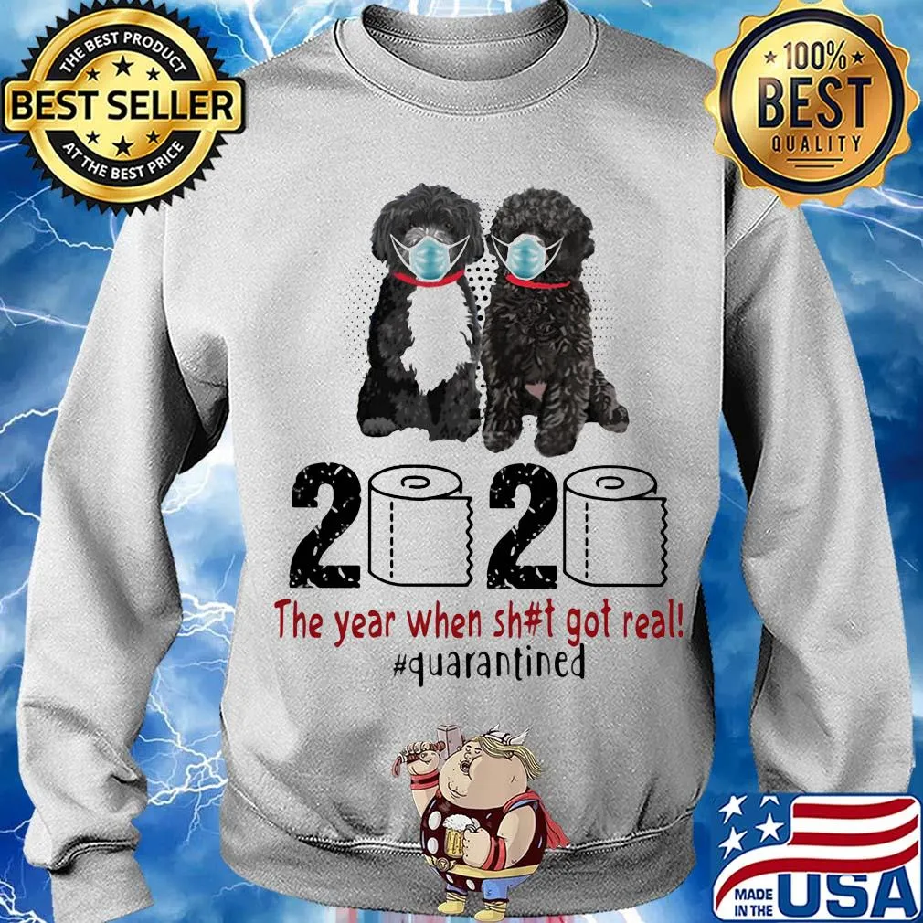Portuguese 2020 the year when shit got real quarantined toilet paper covid-19 s Sweater