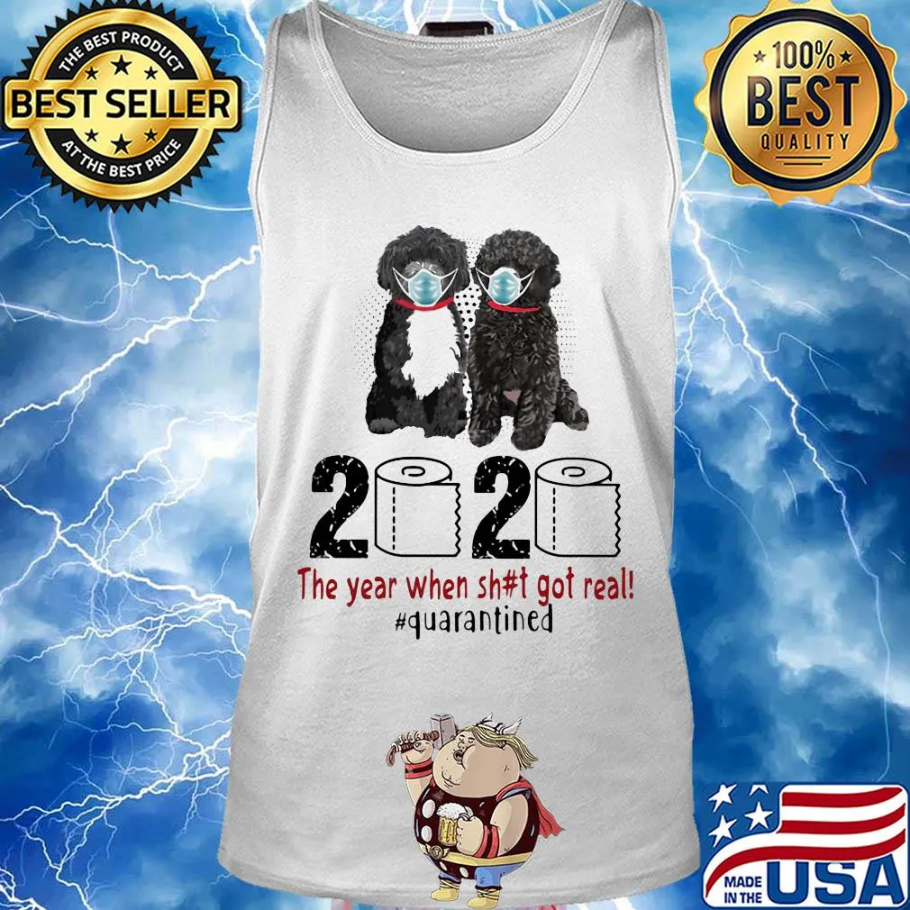 Portuguese 2020 the year when shit got real quarantined toilet paper covid-19 s Tank top