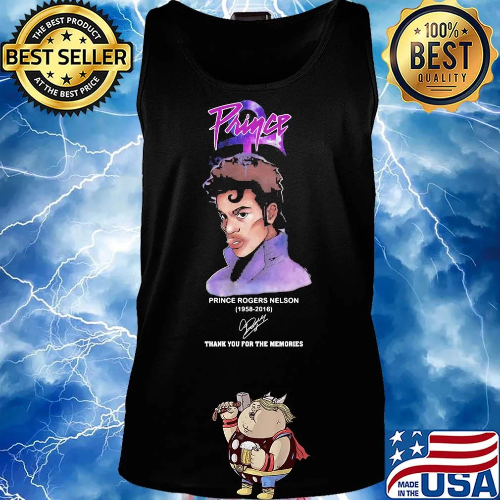 Prince rogers nelson 1958 2016 thank you for the memories signature s Tank top