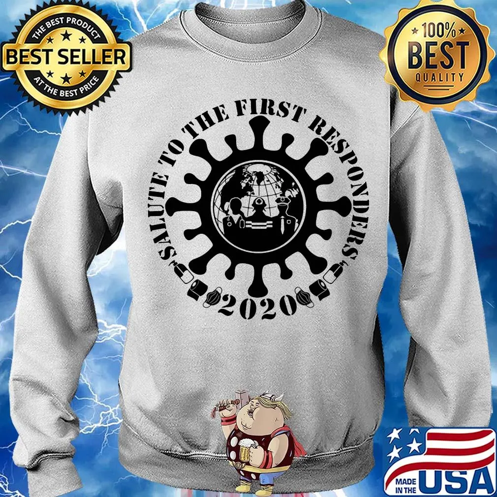 Salute to the first responders 2020 mask toilet paper s Sweater