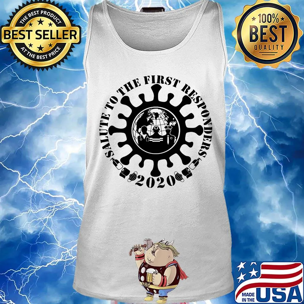 Salute to the first responders 2020 mask toilet paper s Tank top