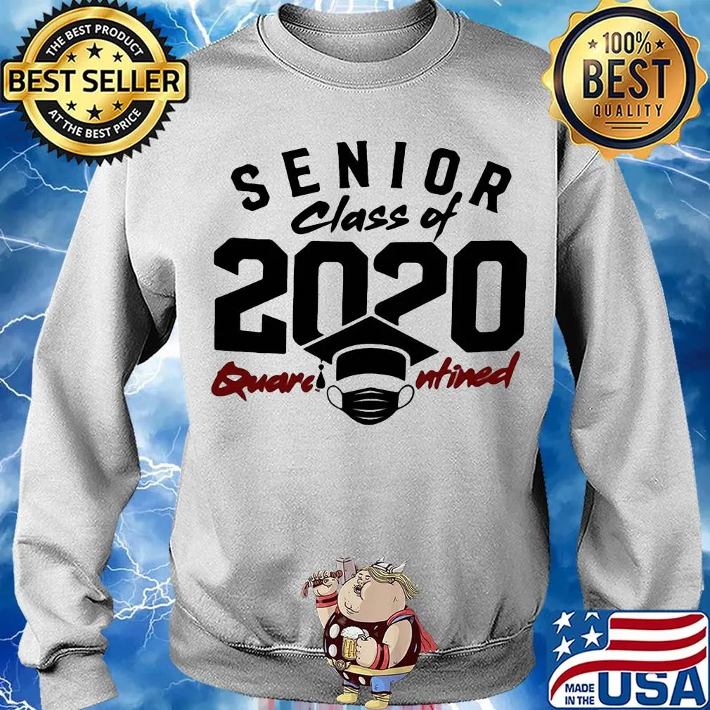 Senior class of 2020 quarantined graduating mask covid-19 s Sweater