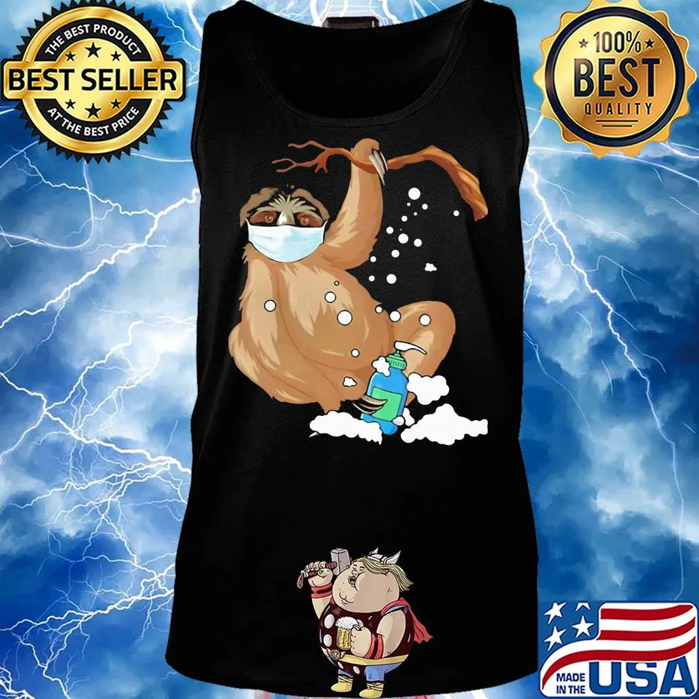 Sloth washing hands covid-19 s Tank top