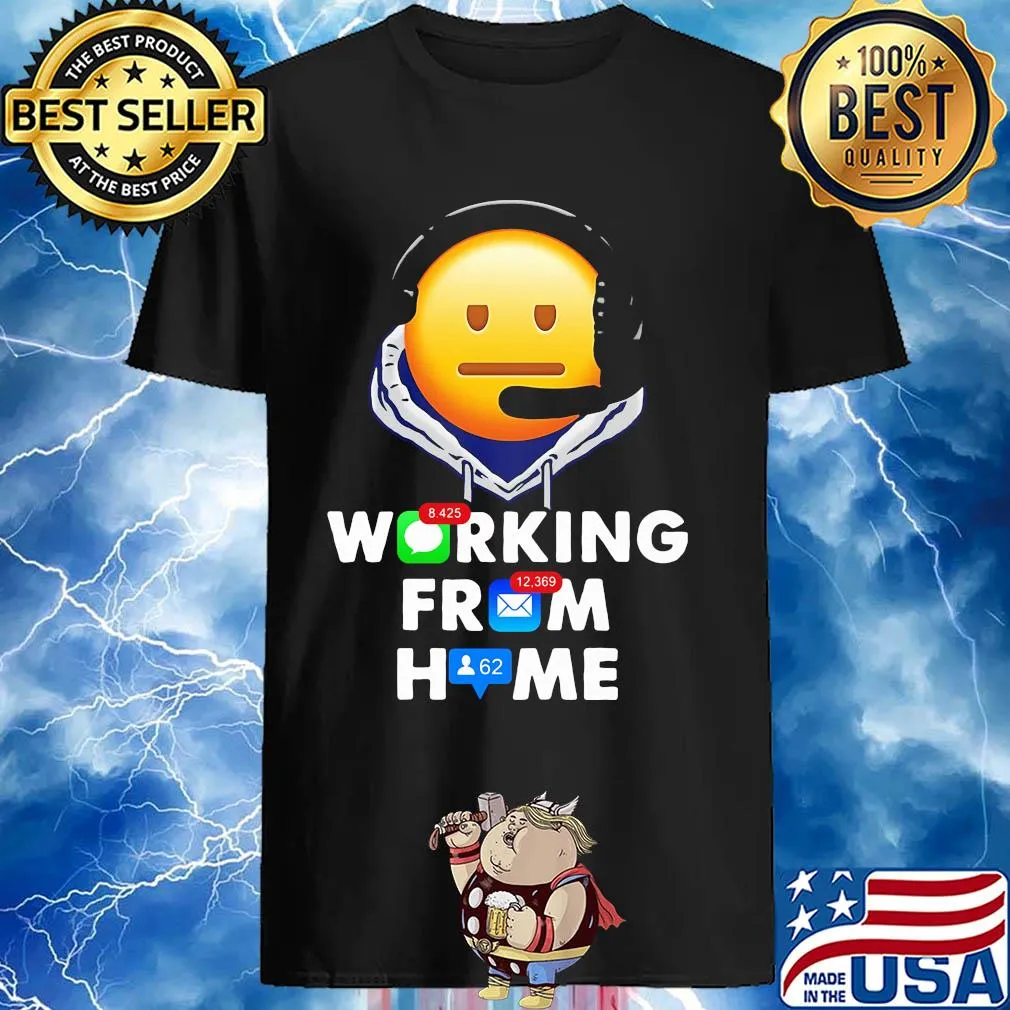 Social Network Working From Home shirt