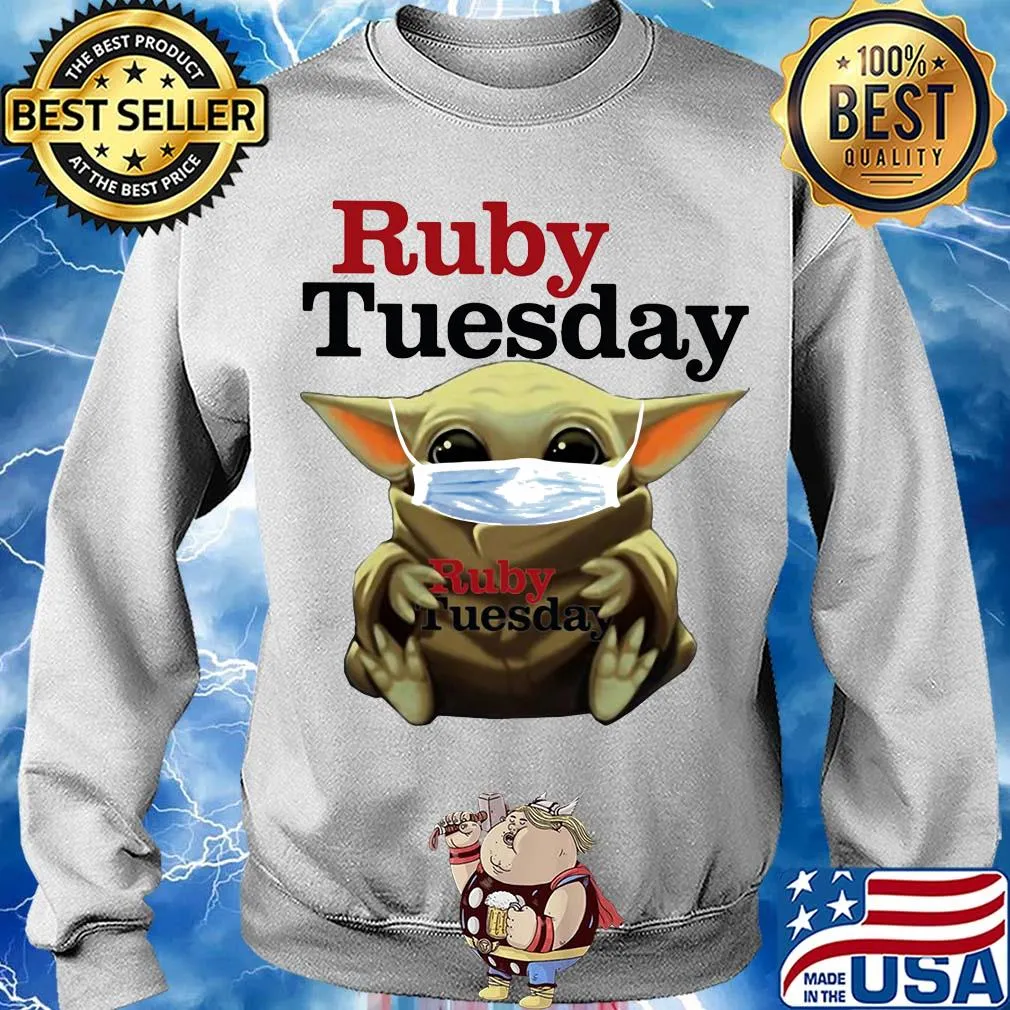 Star wars baby yoda mask hug ruby tuesday covid-19 s Sweater