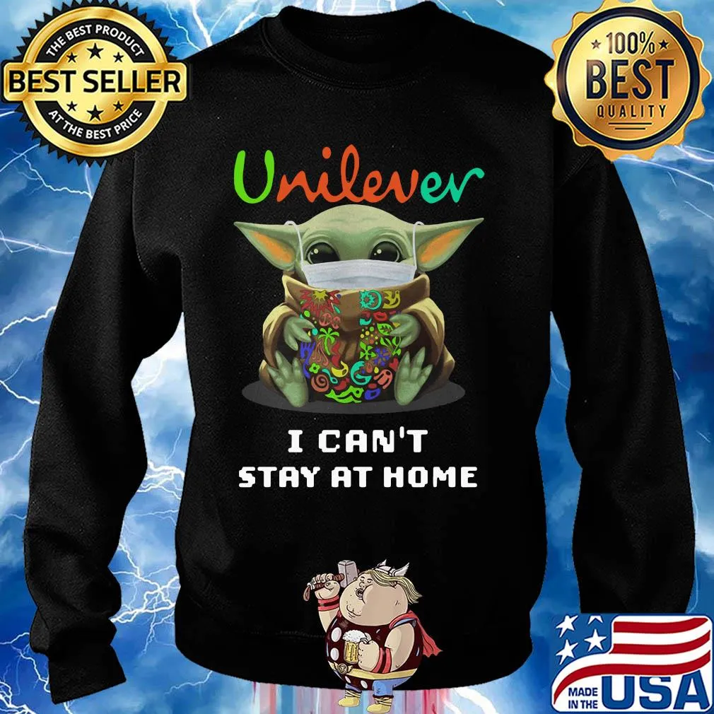 Star wars baby yoda mask hug unilever i can’t stay at home covid-19 s Sweater