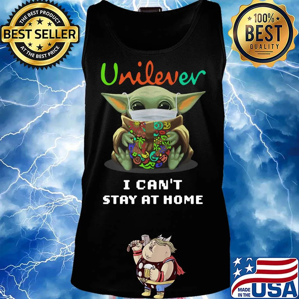 Star wars baby yoda mask hug unilever i can’t stay at home covid-19 s Tank top