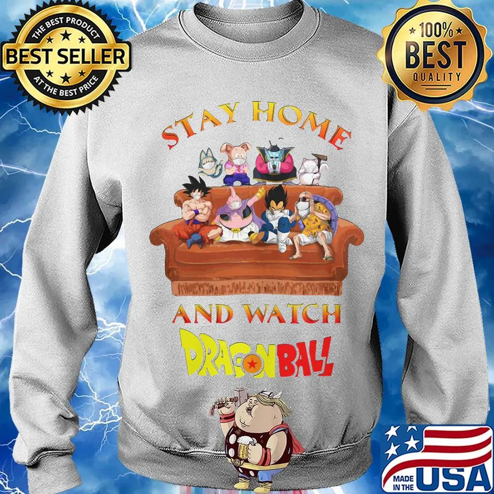 Stay home and watch dragon ball masks s Sweater