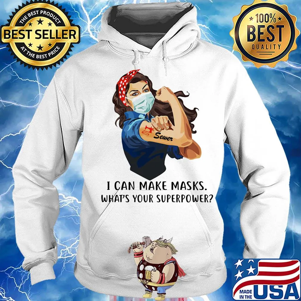 Strong woman tattoos sewer i can make masks what’s your superpower covid-19 s Hoodie