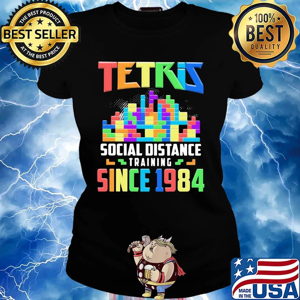 Tetris social distance training since 1984 s Ladies tee